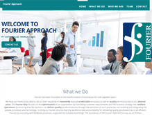 Tablet Screenshot of fourier.co.za